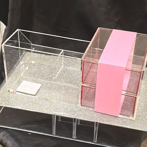 At Home Acrylic Multi-Section Organizer w/2 Drawers - Picture 6 of 10